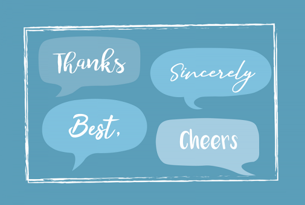 how to say thank you and best regards in french